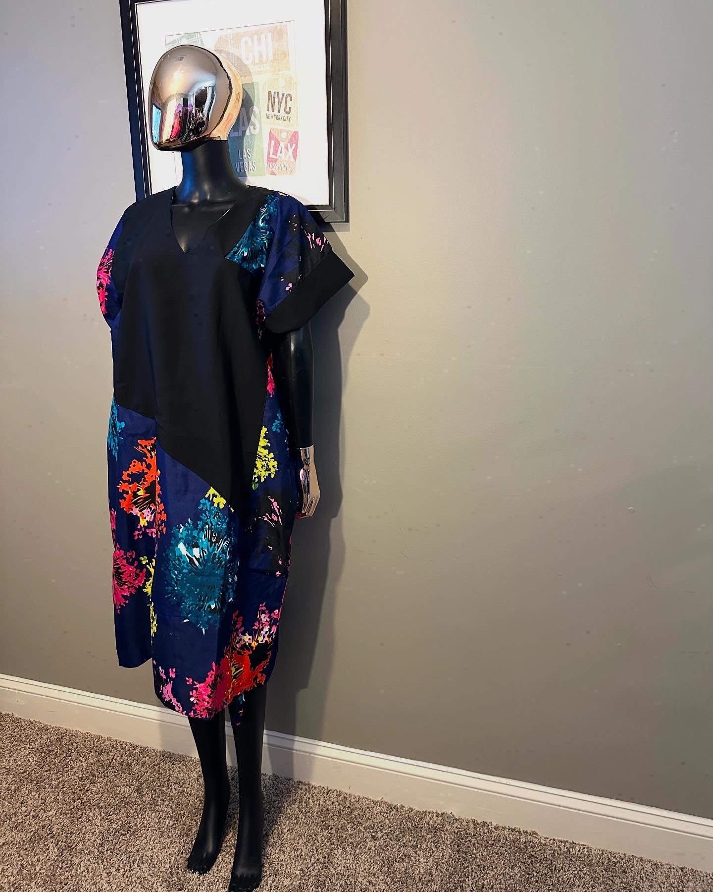 Short Rich Aunty Kaftan