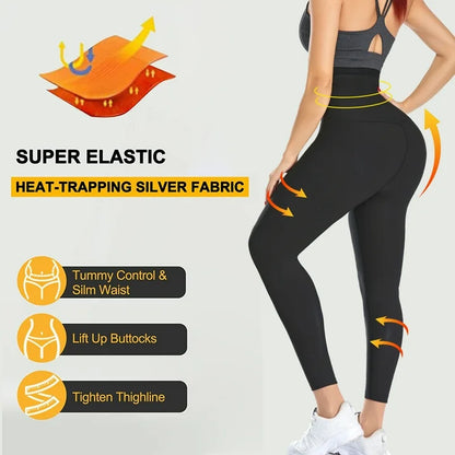 Thermo leggings for Women with High Waist Slimming Compression 